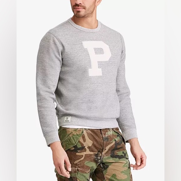 Polo Ralph Lauren Varsity P Grey Sweatshirt